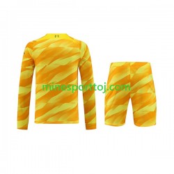 Liverpool Målmand Børne Tredje Fodboldtrøje 2023-2024 med Korte Ærmer