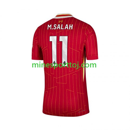 Liverpool Mohamed Salah 11 Herre Hjemmebane Rød Fodboldtrøje 2024-2025 Lange Ærmer
