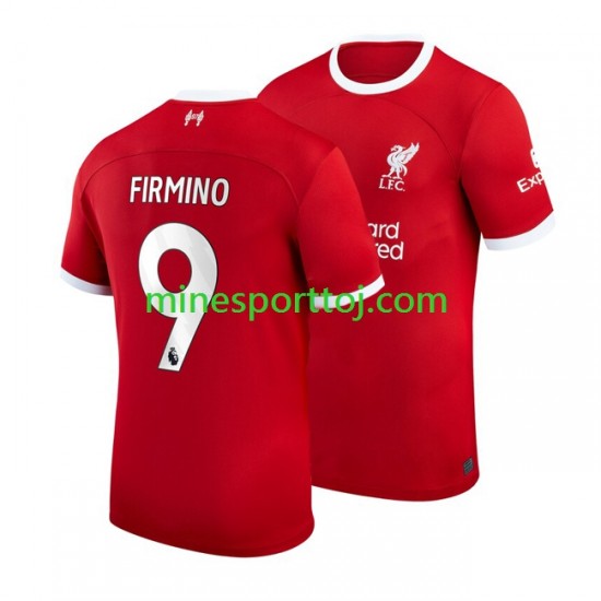 Liverpool Roberto Firmino 9 Herre Hjemmebane Fodboldtrøje 2023-2024 Lange Ærmer