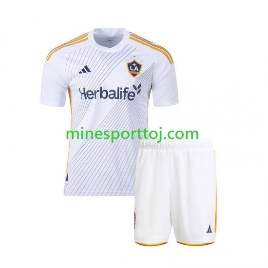 Los Angeles Galaxy 2024 Børne Hjemmebane Fodboldtrøje Lange Ærmer