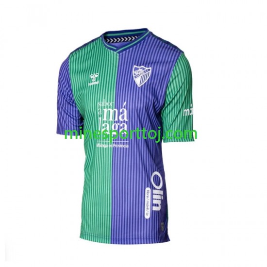Málaga CF Herre Udebane Fodboldtrøje 2023-2024 Lange Ærmer