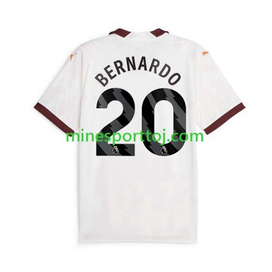 Manchester City Bernardo Silva 20 Herre Udebane Fodboldtrøje 2023-2024 Lange Ærmer