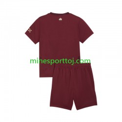 Manchester City Børne Tredje Fodboldtrøje 2024-2025 Lange Ærmer