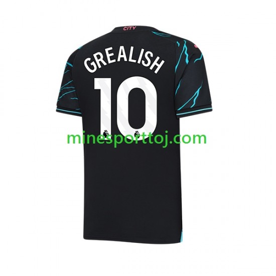 Manchester City Jack Grealish 10 Herre Tredje Fodboldtrøje 2023-2024 Lange Ærmer