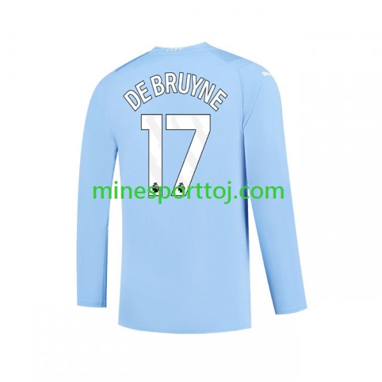 Manchester City Kevin De Bruyne 17 Herre Hjemmebane Fodboldtrøje 2023-2024 med Korte Ærmer