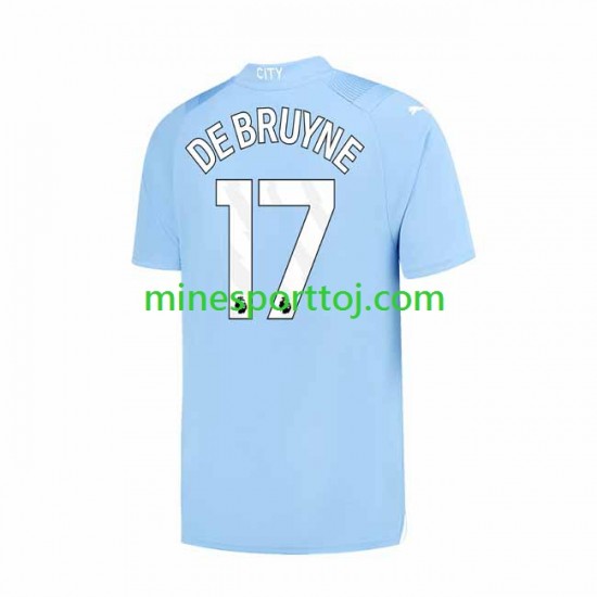 Manchester City Kevin De Bruyne 17 Herre Hjemmebane Fodboldtrøje 2023-2024 Lange Ærmer