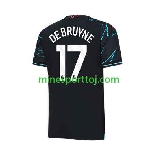 Manchester City Kevin De Bruyne 17 Herre Tredje Fodboldtrøje 2023-2024 Lange Ærmer