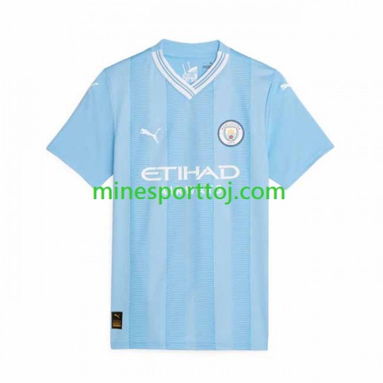 Manchester City Kvinder Hjemmebane Fodboldtrøje 2023-2024 Lange Ærmer
