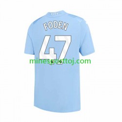 Manchester City Phil Foden 47 Herre Hjemmebane Fodboldtrøje 2023-2024 Lange Ærmer