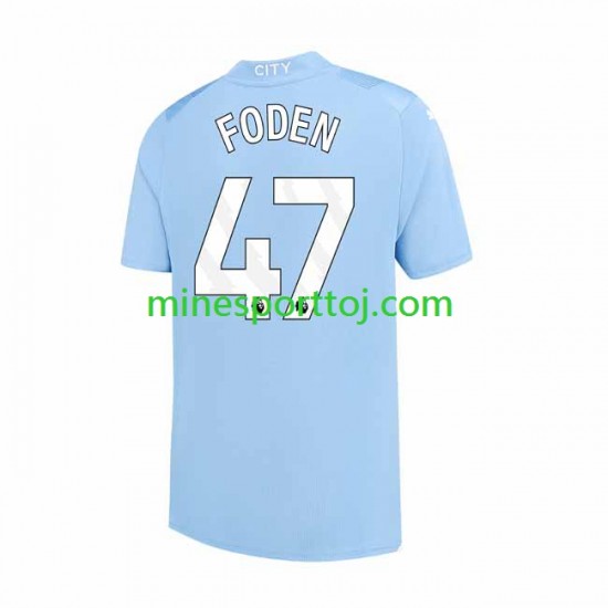 Manchester City Phil Foden 47 Herre Hjemmebane Fodboldtrøje 2023-2024 Lange Ærmer Manchester City Phil Foden 47 Herre Hjemmebane Fodboldtrøje 2023-2024 Lange Ærmer