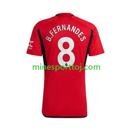 Manchester United B.Fernandes 8 Herre Hjemmebane Fodboldtrøje 2023-2024 Lange Ærmer