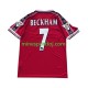 Manchester United Beckham 7 1998-1999 Herre Retro Hjemmebane Fodboldtrøje Lange Ærmer