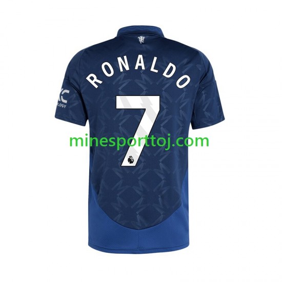Manchester United Cristiano Ronaldo 7 Herre Udebane Fodboldtrøje 2024-2025 Lange Ærmer