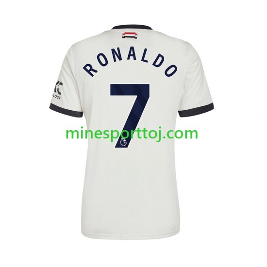 Manchester United Cristiano Ronaldo 7 Herre Tredje Fodboldtrøje 2024-2025 Lange Ærmer
