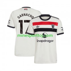 Manchester United GARNACHO 17 Herre Tredje Fodboldtrøje 2024-2025 Lange Ærmer