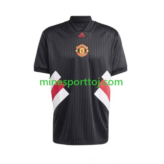 Manchester United Icon Herre Retro Hjemmebane Fodboldtrøje 2022-2023 Lange Ærmer