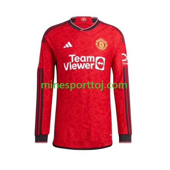 Manchester United Mount 7 Herre Hjemmebane Fodboldtrøje 2023-2024 med Korte Ærmer