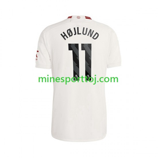 Manchester United Rasmus Hojlund 11 Herre Tredje Fodboldtrøje 2023-2024 Lange Ærmer
