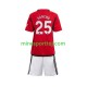 Manchester United Sancho 25 Børne Hjemmebane Fodboldtrøje 2023-2024 Lange Ærmer