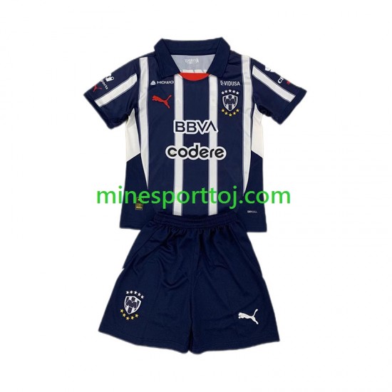 Monterrey Børne Hjemmebane Fodboldtrøje 2024-2025 Lange Ærmer