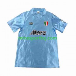 Napoli 1990 1991 Herre Retro Hjemmebane Fodboldtrøje Lange Ærmer