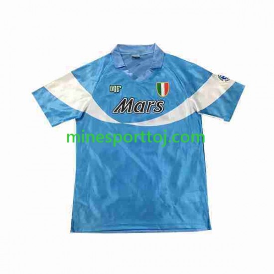 Napoli Special 1990 1991 Herre Retro Hjemmebane Fodboldtrøje Lange Ærmer