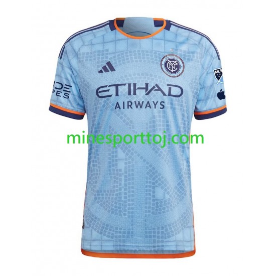 New York City FC Herre Hjemmebane Fodboldtrøje 2023-2024 Lange Ærmer