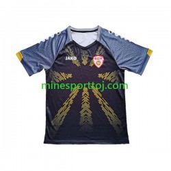 Nordmakedonien 2023 Herre Tredje Fodboldtrøje Lange Ærmer