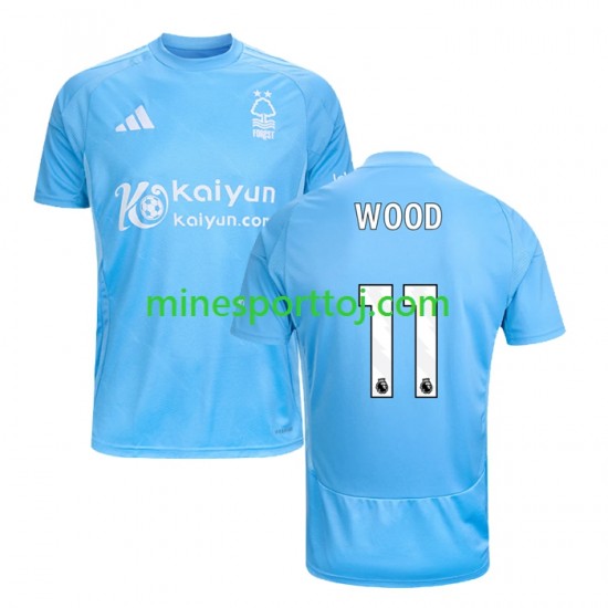 Nottingham Forest Chris Wood 11 Herre Tredje Fodboldtrøje 2024-2025 Lange Ærmer
