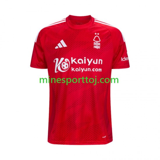 Nottingham Forest Herre Hjemmebane Fodboldtrøje 2024-2025 Lange Ærmer