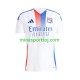 Olympique Lyon Herre Hjemmebane Hvid Fodboldtrøje 2024-2025 Lange Ærmer