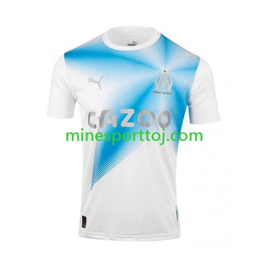 Olympique de Marseille Anniversary 2022 2023 Herre Hjemmebane Fodboldtrøje Lange Ærmer