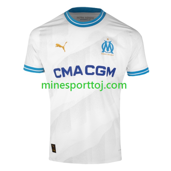 Olympique de Marseille Herre Hjemmebane Fodboldtrøje 2023-2024 Lange Ærmer