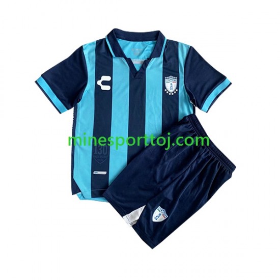 Pachuca 130 Anniversary Børne Hjemmebane Fodboldtrøje 2022-2023 Lange Ærmer