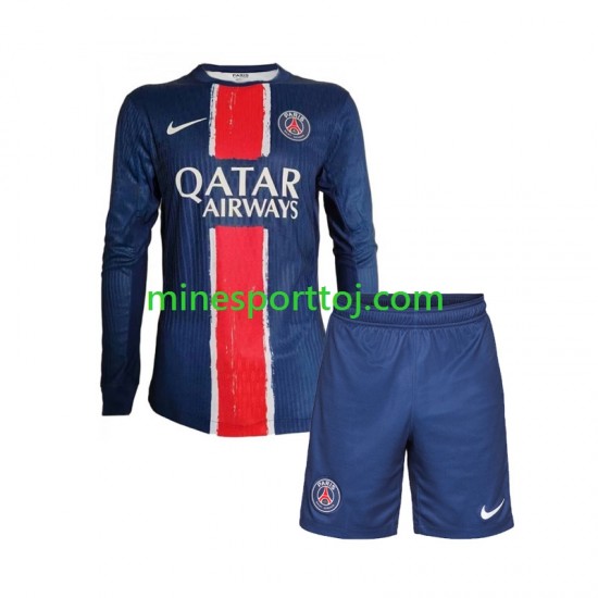 Paris Saint-Germain Børne Hjemmebane Fodboldtrøje 2024-2025 med Korte Ærmer