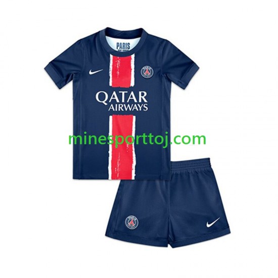 Paris Saint-Germain Børne Hjemmebane Fodboldtrøje 2024-2025 Lange Ærmer