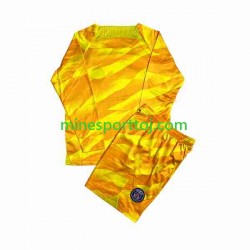 Paris Saint-Germain Målmand Børne Udebane Fodboldtrøje 2023-2024 med Korte Ærmer