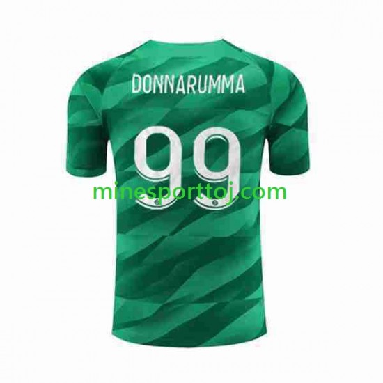 Paris Saint-Germain Målmand Donnarumma 99 Herre Hjemmebane Fodboldtrøje 2023-2024 Lange Ærmer