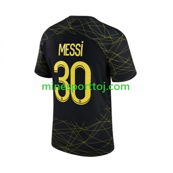 Paris Saint-Germain Lionel Messi 10 Herre Fjerde Fodboldtrøje 2022-2023 Lange Ærmer