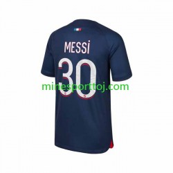 Paris Saint-Germain Lionel Messi 30 Herre Hjemmebane Fodboldtrøje 2023-2024 Lange Ærmer