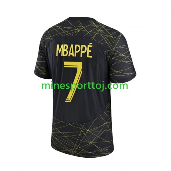 Paris Saint-Germain Mbappe 7 Herre Fjerde Fodboldtrøje 2022-2023 Lange Ærmer