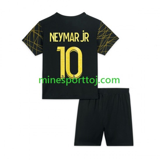 Paris Saint-Germain Neymar JR 10 Børne Fjerde Fodboldtrøje 2022-2023 Lange Ærmer