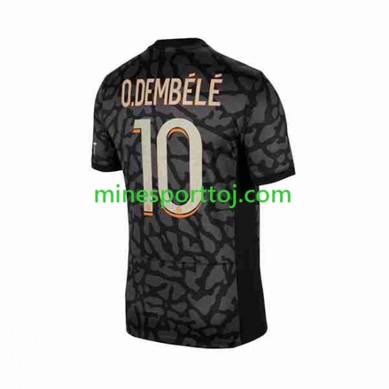 Paris Saint-Germain O.Dembele 10 Herre Tredje Fodboldtrøje 2023-2024 Lange Ærmer