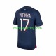 Paris Saint-Germain Vitinha 17 Herre Hjemmebane Fodboldtrøje 2023-2024 Lange Ærmer