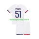 Paris Saint-Germain Willian Pacho 51 Børne Udebane Fodboldtrøje 2024-2025 Lange Ærmer