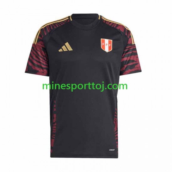 Peru Copa America 2024 Herre Udebane Fodboldtrøje Lange Ærmer