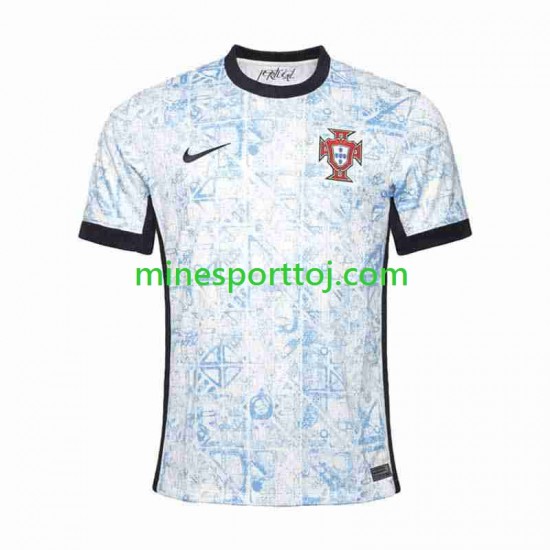 Portugal Euro 2024 Herre Udebane Fodboldtrøje Lange Ærmer