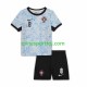 Portugal Bruno Fernandes 8 Euro 2024 Børne Udebane Fodboldtrøje Lange Ærmer