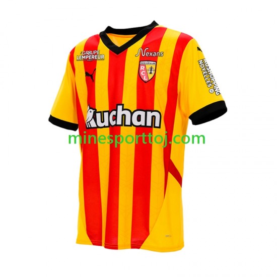 RC Lens Herre Hjemmebane Fodboldtrøje 2024-2025 Lange Ærmer