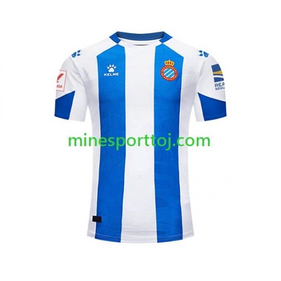 RCD Espanyol Herre Hjemmebane Fodboldtrøje 2023-2024 Lange Ærmer